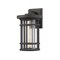 Z-Lite Jordan 1 Light Outdoor Wall Sconce, Oil Rubbed Bronze And Clear Seedy 570B-ORB - alternate 5